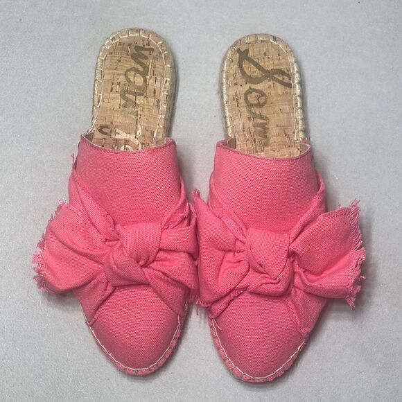 NWOB MSRP $100 SAM EDELMAN LYNDA ESPADRILLE MULE Women's Size 6.5 - Picture 4 of 9
